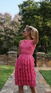 Pink, breast cancer awareness, garden, high fashion, LA, CA, TX, bloomers and frocks, investment piece 