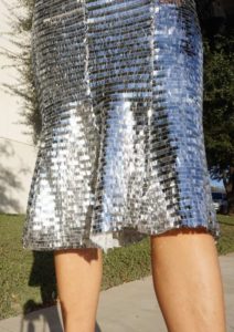 Invesement Piece, fashion blogger, silver, sequins, CA, TX 