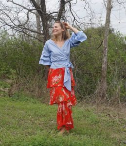 Investment Piece, fashion blogger, florals for spring, beehive, gingham, groundbreaking, CA, TX 
