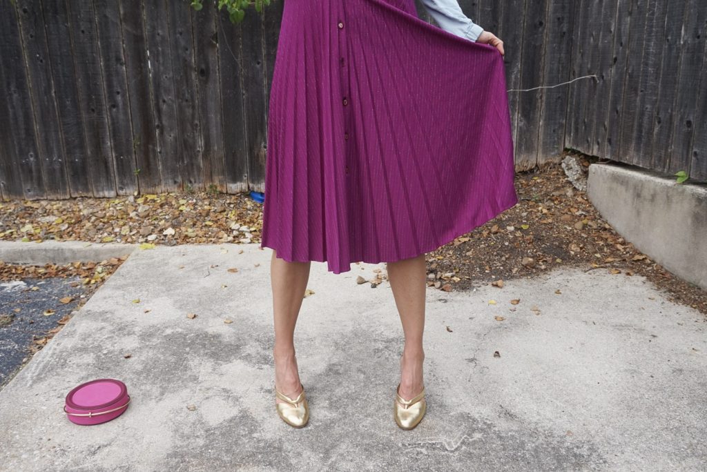 Investment Piece: Why Purple? Purple Skirt