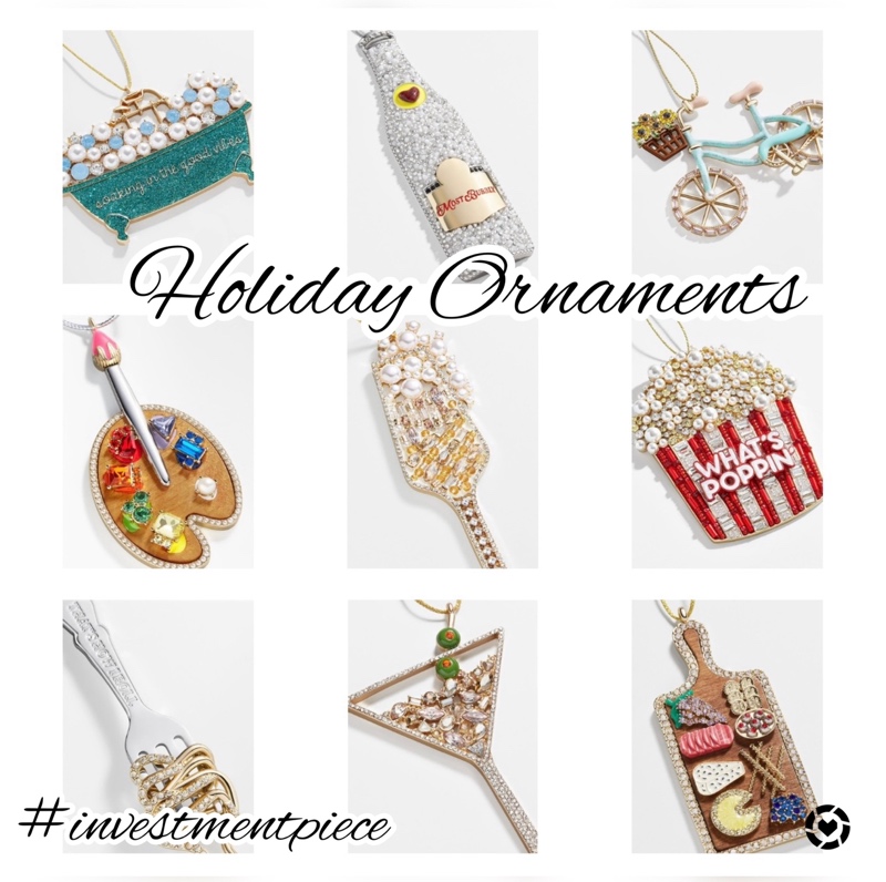 Investment Piece: Holiday Ornaments